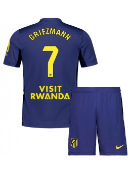 Detské Futbalové oblečenie Atletico Madrid Antoine Griezmann #7 2025-26 Krátky Rukáv - Preč (+ trenírky)